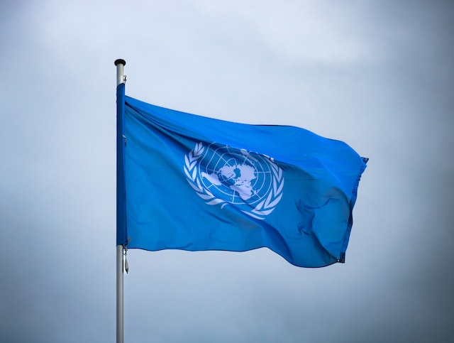 photo of the United Nations flag